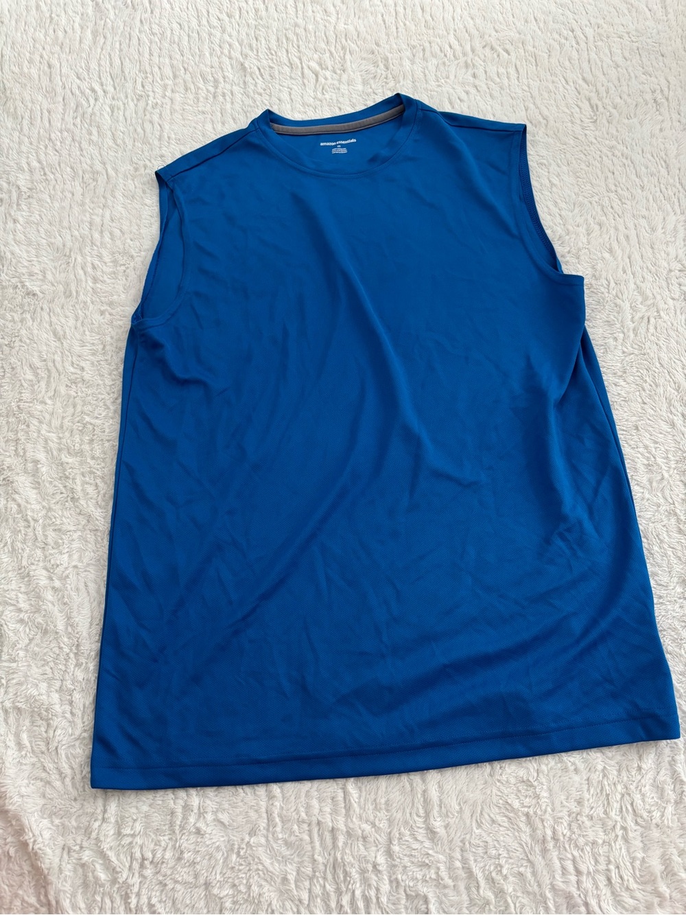 Amazon Essentials Men's Royal Blue Sleeveless Performance Tank